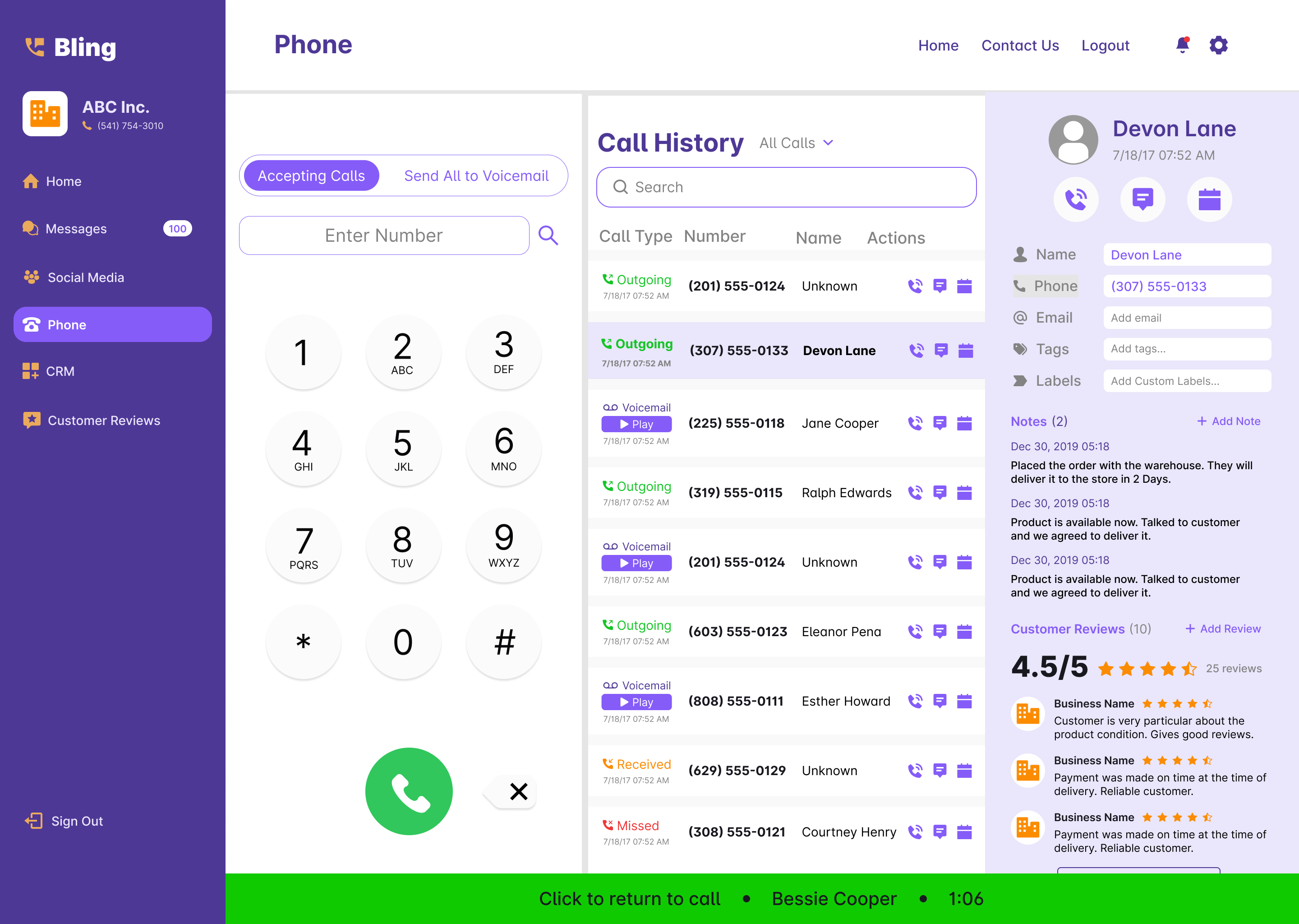 business phone