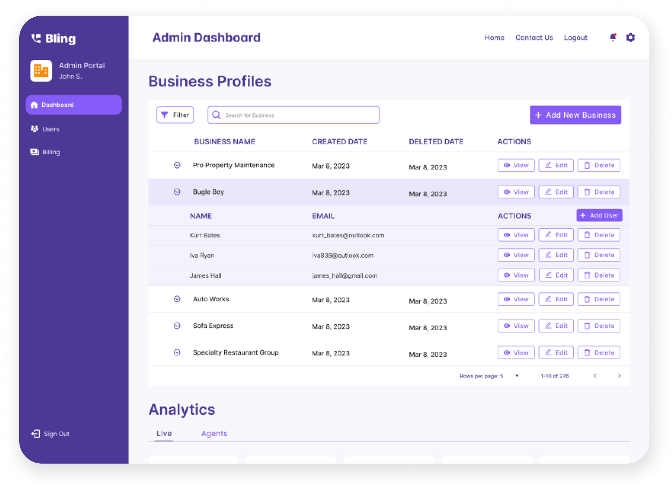 manage multiple businesses